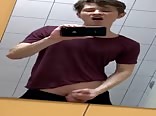 Gay Tube Amateur Jerking at the Gym^^