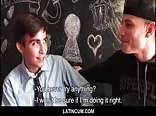 Gay Tube Latino Bros have sex for cash, porn