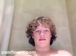 GBT Chubby Ginger with Curly Hair wanks on webcam - AI Enhanced