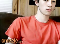 GBT Twink strips and strokes Boys Porn - AI Enhanced
