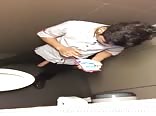 Geezer wanking in the toilets