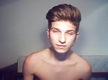 german boy Julius cums hard and show us all