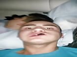 German boys porn cums in his buddis sock while buddy is sleeping