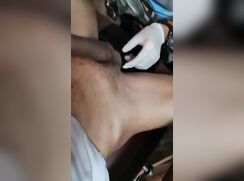 Getting a shave