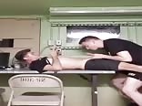 Getting sucked by my friend in school locker room boys porn
