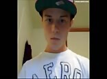 Gorgeous cut cutie wanks and cums gay porn