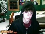 Green hoodie boy in a green room boys porn