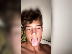 guy cums a ton