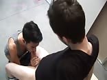 Guy gets fucked by thick dick.