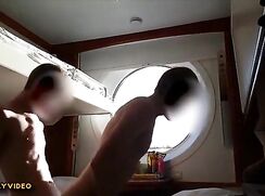 guy seduce his friend hornie at boat travel