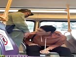 Guy Sucking Dick in the Bus Twink Gay Porn