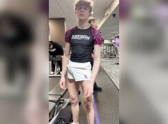 gym boner public porn boys