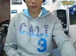 Hairy Latino drops a load of jizz in the office boys porn