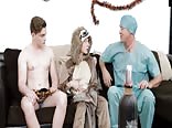 Halloween group sex twinks porn 