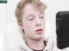 Handsome cute blond gay teen porn tube