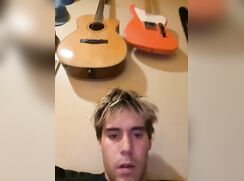 Handsome guitarist