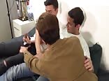 Hang-Out Twinks Threesome Gay Porn Boys