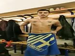 happy moments in the locker room