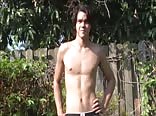 Hawaiian boy photo session in garden