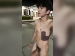 He gets naked outside everywhere