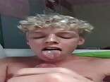 He loves the taste of his cum boys porn