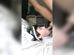he sucks his cum