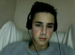Head phones and nose ring