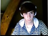 Headphone boys cam porn jerks and cums