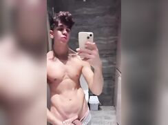Hector Konak - Bathroom Solo Cum Wank