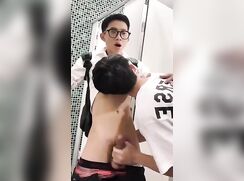 Helping my nerdy cute friend cam boys porn