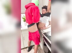 His ass was really gripping my dick