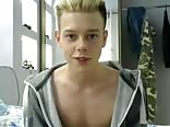 His blond boy is a real bomb