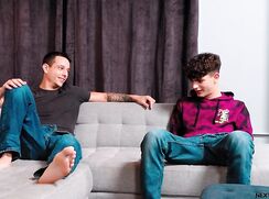 His stepbrother is horny