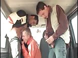 Hitchhiker plowed group sex boys porn