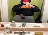 Hoodie twink porn in underwear with nice strand of pre cum
