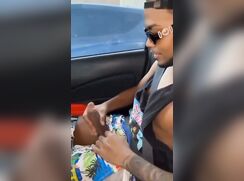 Horny black boy in my car