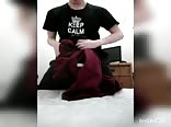 Horny Boy Porn Plays with Sexy Ass and Cum