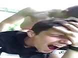 Horny boys fuck outdoor public gay porn