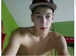 Horny cam twink porn wanking in his bedroom