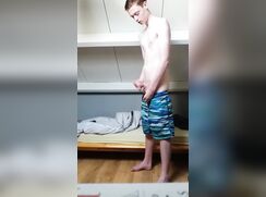 Horny-Dutch-twink-cums-on-the-floor