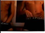 horny friends touch and jerk