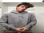 horny hoodie guy bathroom boys porn