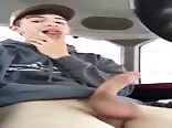 Horny in the tractor