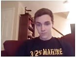 Horny Straight Guy Jerks Off Gay Porn Cam