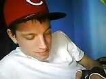 Horny young gay boys porn shows his thick cock and jerks off