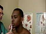 Hot black guy medical exam