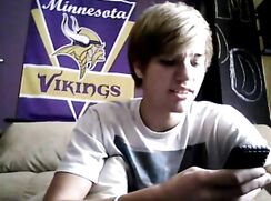 Hot Blonde College Boy