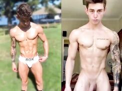 Hot boy naked cum