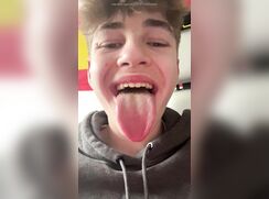 hot boy with a longue tongue