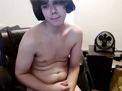 Hot Chunky Guy with Glasses is very Verble on how wanking time - AI Enhanced
